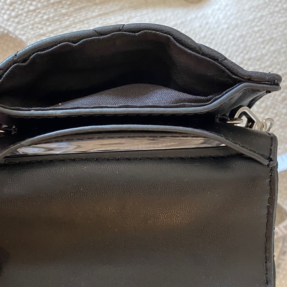 Badgley Mischka Black Quilted Phone Case with Pearl Accents - Picture 6 of 6